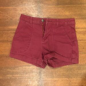 Patagonia, Red Stand-Up Shorts, Size 0